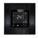 Умный Wi-Fi терморегулятор WALLPAD сенсорный программируемый для электрического теплого пола, черный, алюминий WP-WTM/XQ001-BK фото 1